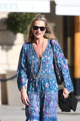 Paris Fashion Week, Kate Moss Ankunft im Hotel Ritz