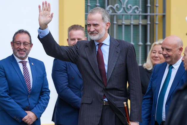 Royals, König Felipe von Spanien besucht das Rathaus von Dos Hermanas