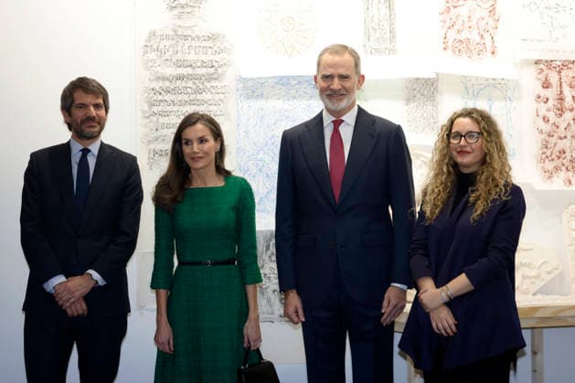 Spanien, König Felipe und Königin Letizia besuchen die Kunstmesse ARCO in Madrid