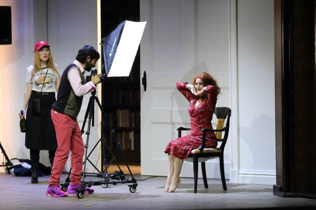 Sophia oder Das Ende der Humanisten Fotoprobe im Renaissance-Theater in Berlin