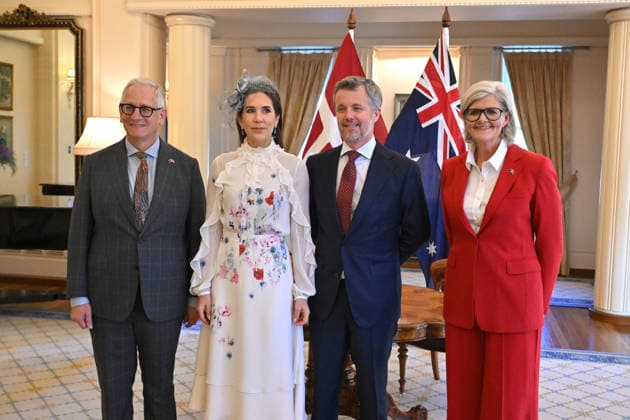 Australien, Dänemarks König Frederik X. und Königin Mary in Canberra