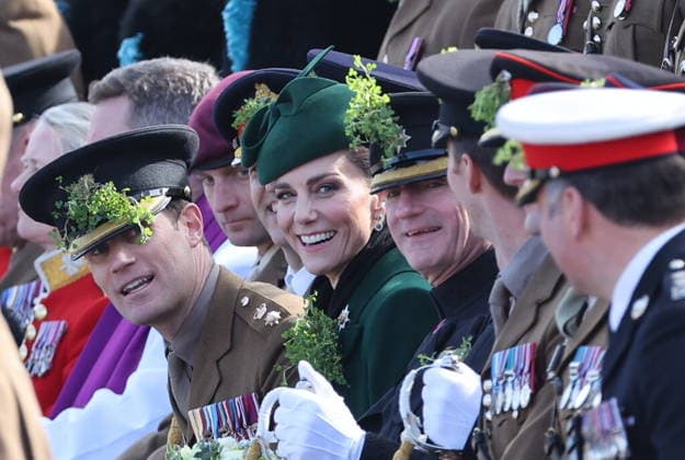 Prinzessin Kate besucht St.-Patrick s-Day-Parade der Irish Guards in Aldershot