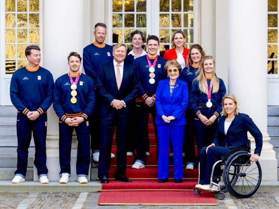 Royals, König Willem-Alexanderund Prinzessin Margriet empfangen paralympische Medaillengewinner
