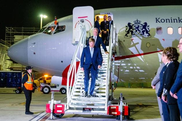 Royals, König Willem-Alexander der Niederlande in Oranjestad, Aruba