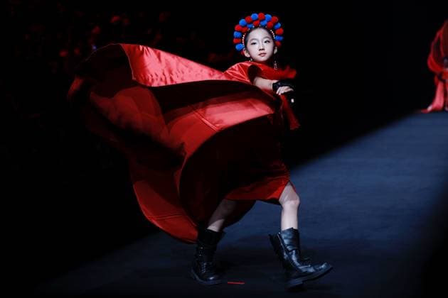 China Fashion Week in Peking, Burning Star Power Modenschau