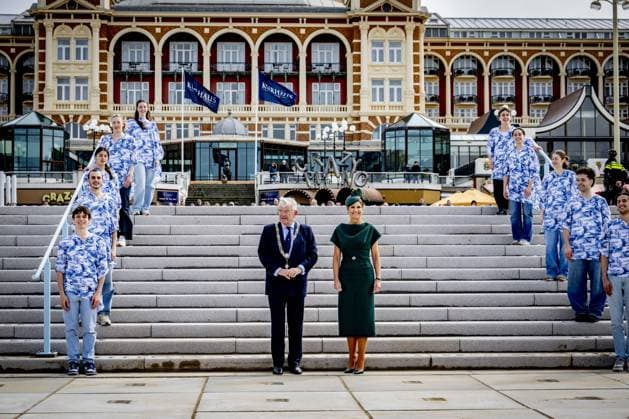 Royals, Königin Maxima der Niederlande eröffnet renovierten Boulevard in Scheveningen