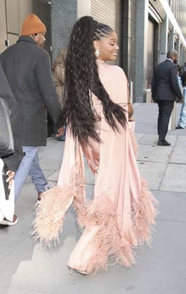 Celebrity, Halle Bailey zu Gast bei Live With Kelly und Mark in New York