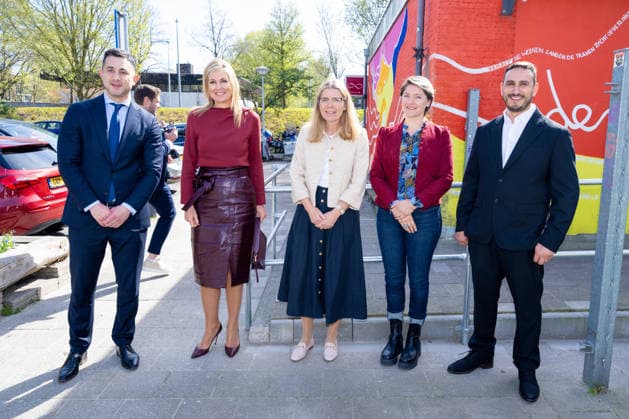 Royals, Königin Maxima der Niederlande besucht Community Center in Amsterdam
