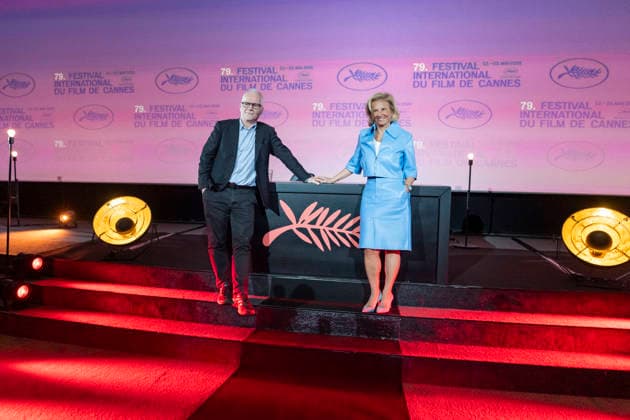 Film, Festival, Pressekonferenz zur Verkündung der Wettbewerbsfilme der 79. Filmfestspiele von Cannes mit Iris Knobloch und Thierry Fremaux