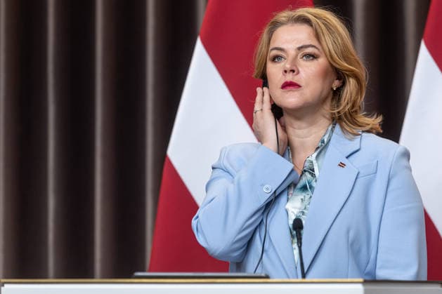 Lettland, Regierungschefin Evika Silina gibt Rücktritt bekannt - Archivbilder