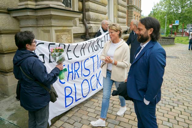 Hamburg, Prozess gegen Christina Block