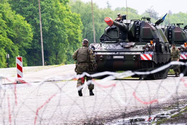 Niedersachsen, Großübung der Heimatschutzdivision in Bergen