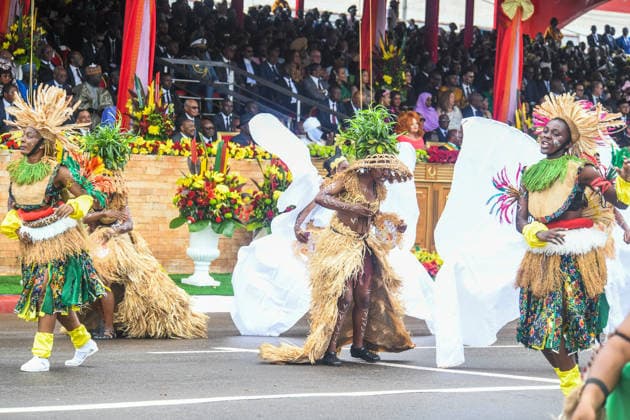 Kamerun, Feierlichkeiten zum Nationalfeiertag in Jaunde