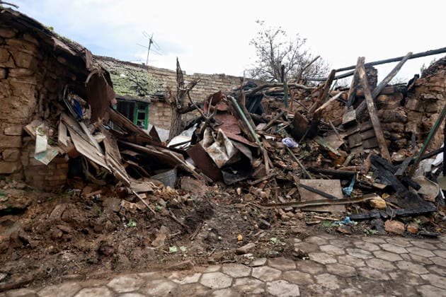 Ukraine-Krieg, Schäden nach russischem Drohnenangriff auf Odessa