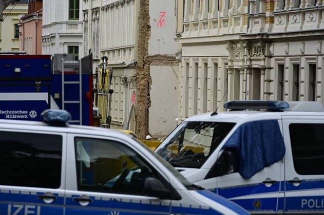 Sachsen, Leichenfunde nach Hauseinsturz in Görlitz