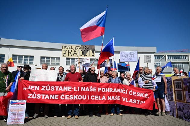 Tschechien, Protest gegen den Kongress der Sudetendeutschen in Brünn