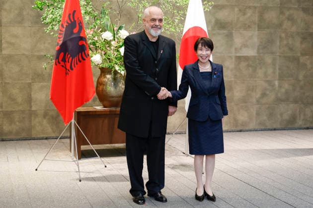 Japan, Sanae Takaichi empfängt Edi Rama in Tokio