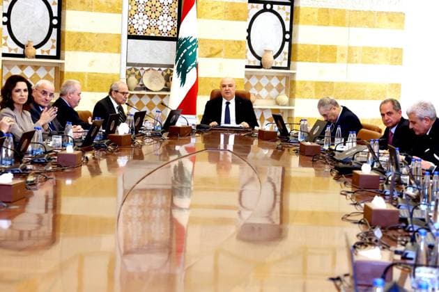 Libanon, Kabinettstreffen in Beirut