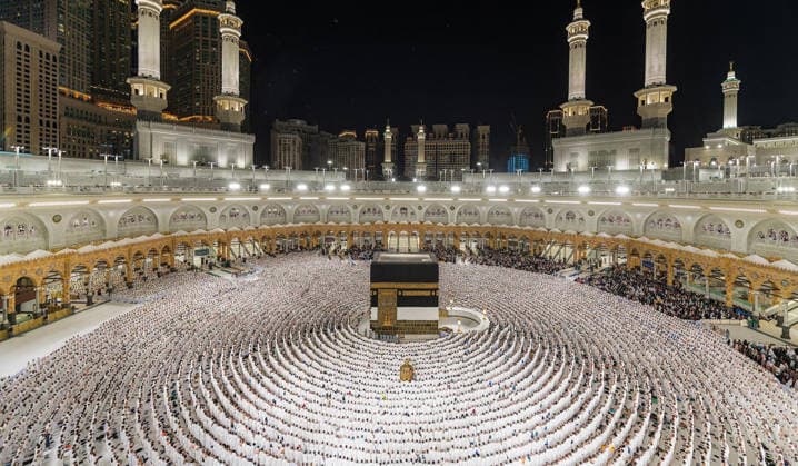 Saudi-Arabien, Muslime vor Beginn der Hadsch in Mekka