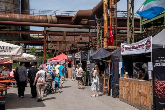 NRW, Street-Food-Festival in Duisburg