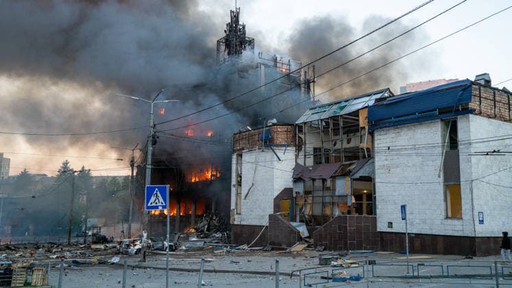 Ukraine-Krieg, Russischer Luftangriff auf Kyjiw