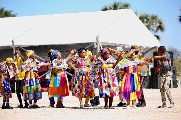 Namibia, Omagongo-Festival in Omusati
