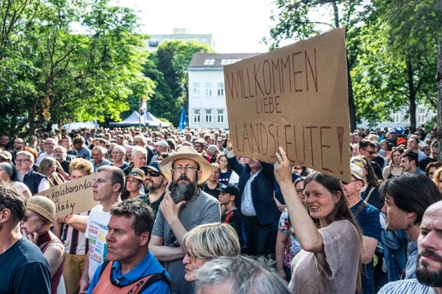 Sudetendeutscher Tag erstmals in Tschechien, Proteste in Brünn