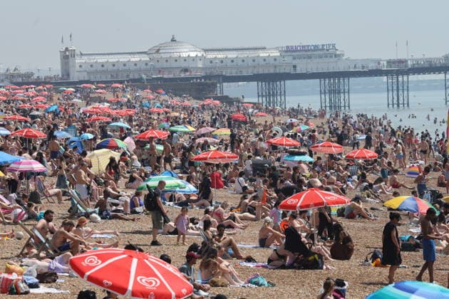 Großbritannien, Strandwetter in Brighton