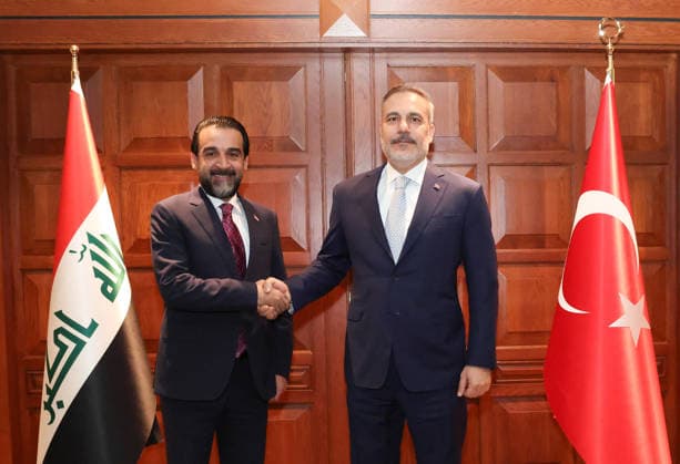 Türkei, Hakan Fidan tifft Mohammad al-Halbousi