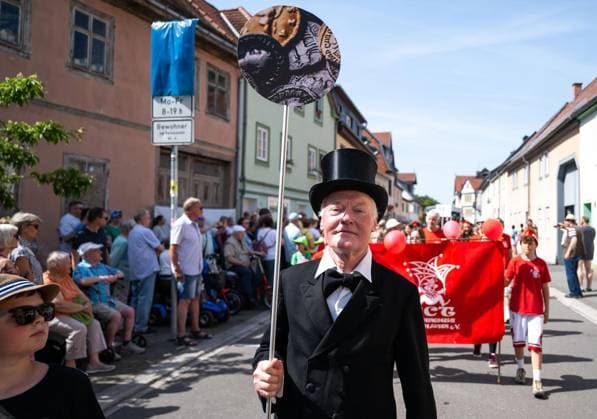 Thüringen, Festumzug 1150 Jahre Sömmerda