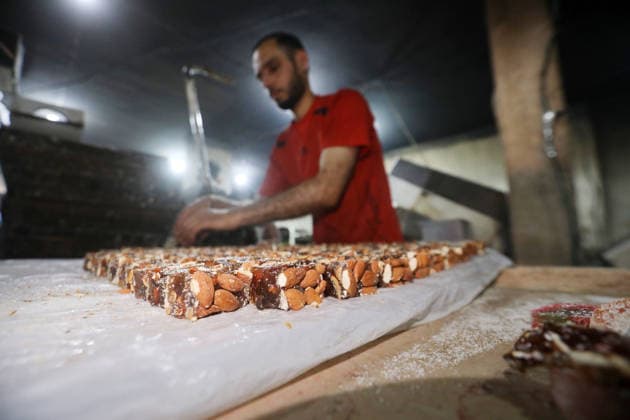 Gaza, Vorbereitungen auf islamisches Opferfest Eid al-Adha in Gaza-Stadt