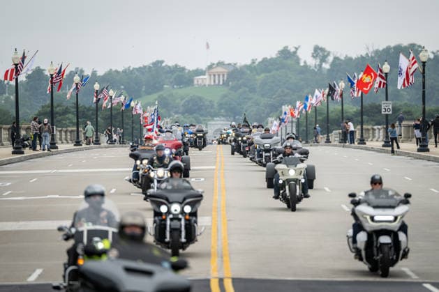 USA, Rolling to Remember, Motorradparade in Washington DC