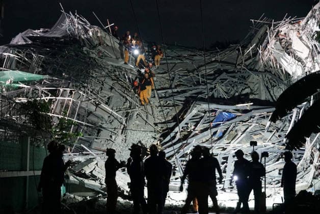Philippinen, Gebäudeeinsturz in Manila
