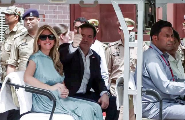 Indien, Marco Rubio zu Gast