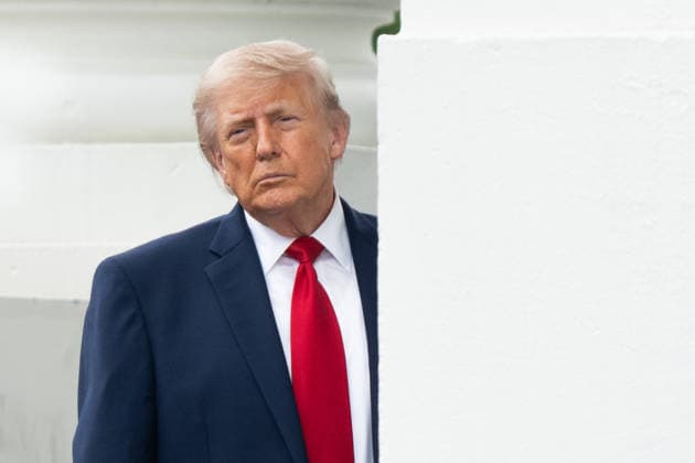 USA, Donald Trump Rückkehr zum Weißen Haus in Washington