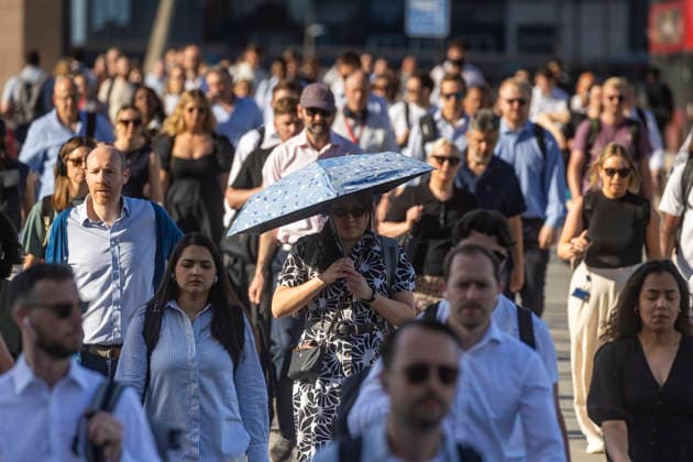 Großbritannien, Hitzewelle in London