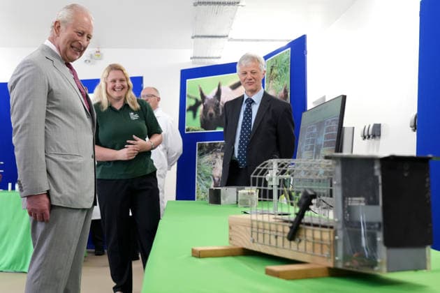 Royals, König Charles III. von Großbritannien besucht Behörde für Tier- und Pflanzengesundheit in York