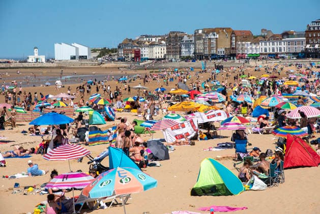 Großbritannien, Strandwetter in Margate