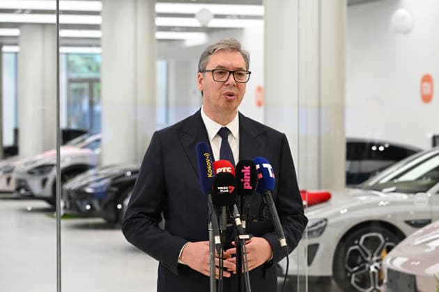 China, Aleksandar Vucic zu Besuch in Peking