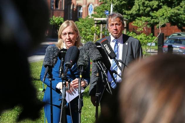 Berlin, Pressekonferenz zum Gesundheitszustand des Ebola-Patienten in der Charite