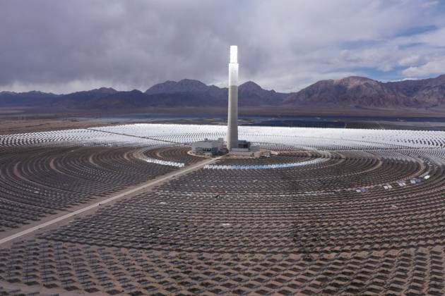 China, Solarthermiekraftwerk Zhongkong Delingha 50 MW in Haixi