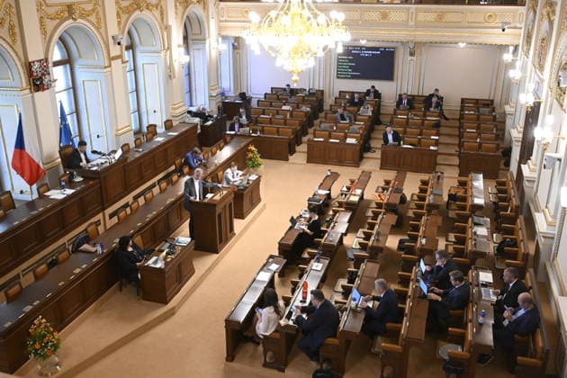 Tschechien, Dringlichkeitssitzung im Abgeordnetenhaus in Prag
