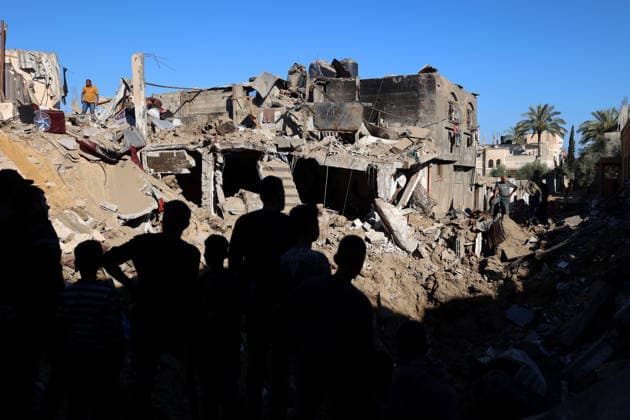Nahostkonflikt, Gaza, Eindrücke nach israelischem Angriff auf Deir al-Balah