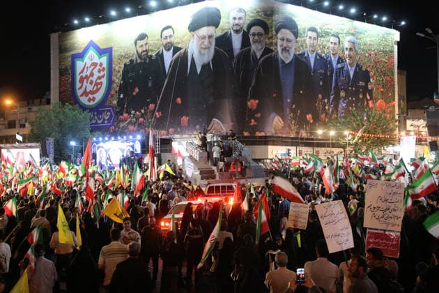 Iran, Pro-Regierungs-Kundgebung in Teheran