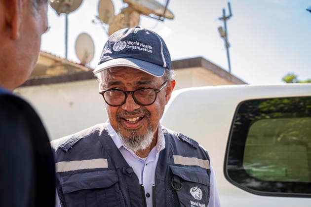 Kongo, Besuch von WHO-Chef Tedros Adhanom Ghebreyesus