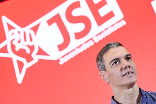 Spanien, Pedro Sanchez besucht Jugendkongress in Madrid