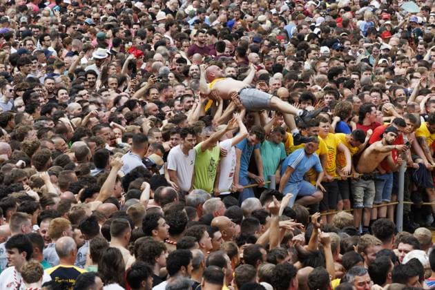 Belgien, Ducasse-Festival in Mons