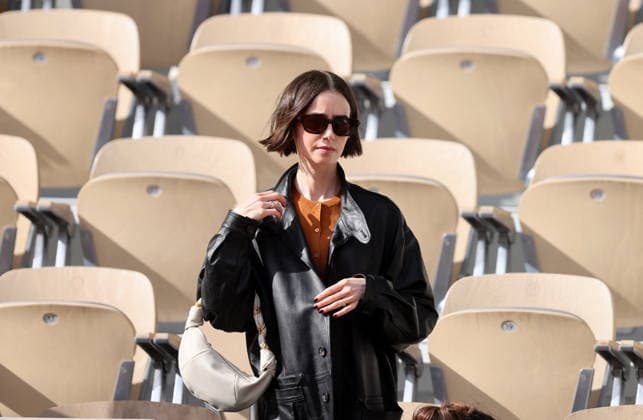 Celebrity, Lily Collins besucht French Open in Paris