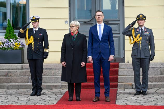 Finnland, Alexander Stubb trifft Sloweniens Praesidentin Natasa Pirc Musar in Helsinki