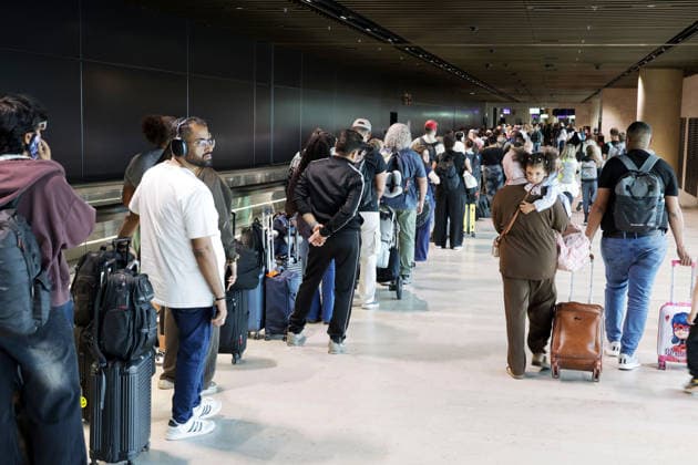 Hessen, Eindrücke vom Flughafen Frankfurt